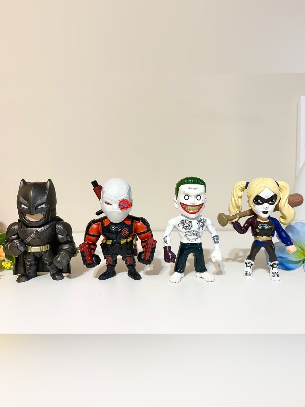 Suicide Squad Jada Toys Metal 4” Die-Cast Lot Set-4 Collectible Action Figures